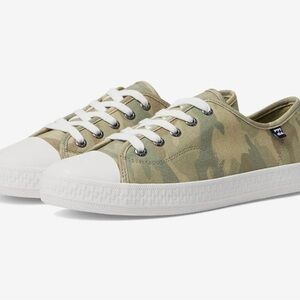 Brand New Billabong Indie Camo Sneakers - Green and White Camouflage